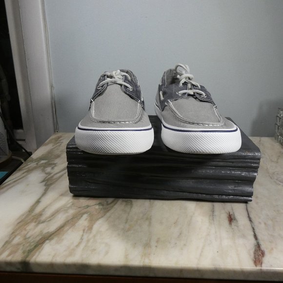 Sperry Men's Bahama II Boat Shoe, SW Grey/Navy, 11 M US - Picture 6 of 9